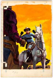  - Don Spaulding Lone Ranger #110 Cover Original Art (Dell, 1957)....