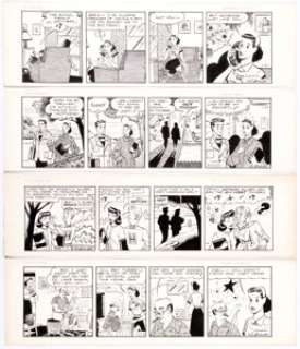  - Phil Berube Oh, Diana! Daily Comic Strip Original Art Group of 25 (AP Newsfeatures, 1949-53).... (Total: 25 Original Art)