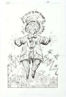 Keith Giffen and Bill Sienkiewicz Joker’s Asylum Mad Hatter #1 Splash Page 12 Original Art (DC Comics, 2010).... | Heritage