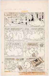 Harvey Comics Artist Richie Rich and Casper #14 Page 9 Hostess Twinkies Ad Original Art (Harvey, 1976).... | Heritage