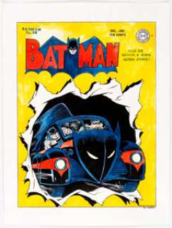 Michael Kelleher and Stan Goldberg Batman #20 Cover Recreation Original Art (undated). ... | Heritage