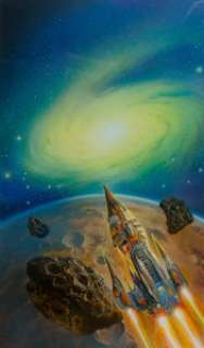  - Bob Eggleton L. Ron Hubbard Presents Writers of the Future Vol XII Paperback Cover Painting Original Art (Bridge P...