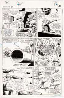 Dick Ayers and Frank Giacoia Sgt. Fury #20 Story Page 14 Original Art (Marvel, 1965).... | Heritage