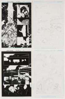 Patrick Gleason and Mick Gray Batman and Robin Story Pages Original Art Group of 8 (DC, 2013-15).... (Total: 8 Original Art)