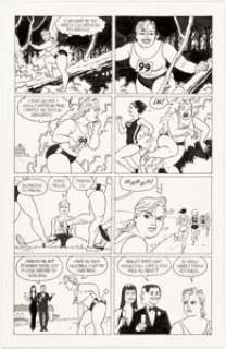 Jaime Hernandez Penny Century #6 Story Page 6 Maggie Original Art (Fantagraphics, 1999).... | Heritage