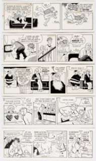 Ferd Johnson Moon Mullins Daily Comic Strip Original Art Group of 200 (News Syndicate Co., 1970s-80s).... (Total: 10 Items)