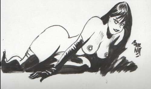 Bernet , Jordi | original pinup â€œChiara di notteâ€ | Catawiki