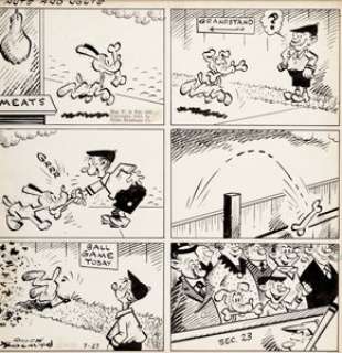 Bill Holman Nuts and Jolts and John Liney Henry Comic Strip/Illustration Original Art Group of 2 (c. 1... (Total: 2 Original Art)