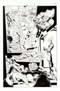 Patrick Zircher and Andrew Pepoy New Warriors #66 Story Page 15 Original Art (Marvel, 1995)....