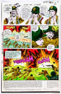 Tatjana Wood Our Army at War #295 Complete Story Color Guide Group of 10 "The Devil in Paradise" (DC Comics, 1976... (Total: 10 Items) | Heritage