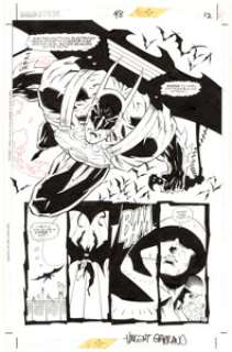 Vince Giarrano and Ray McCarthy Batman: Shadow of the Bat #48 Story Page 12 Original Art (DC Comics, 1996) From -
