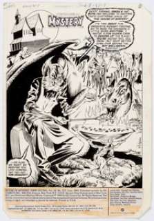 Ron Randall House Of Mystery #317 Splash Page 1 Original Art (DC, 1983).... | Heritage