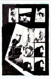 Eduardo Risso Flashpoint: Knight of Vengeance #3 Story Page 10 Original Art (DC Comics, 2011). A page of shadowy -