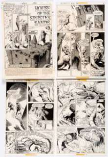 John Calnan The Unexpected #164 Complete 8-Page Story "House of the Sinister Sands" Original Art (DC, - | Heritage