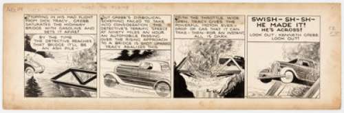 Chester Gould Dick Tracy Daily Comic Strip Original Art dated 8-24-32 (News Syndicate, 1932). This early Dick - | Heritage