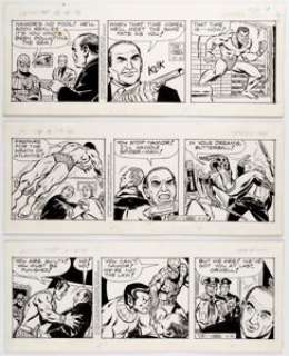 Larry Lieber The Amazing Spider-Man Consecutive Daily Comic Strip Original Art Group of 6 (King Features - | Heritage