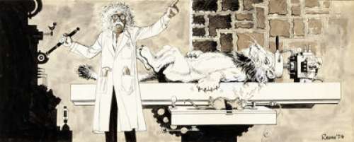 Ralph Reese - Mad Scientist Illustration Original Art (1974).... | Heritage