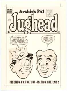 Samm Schwartz Archie’s Pal Jughead #59 Cover Original Art (Archie, 1960).... | Heritage