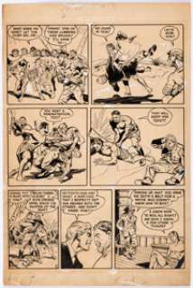 Reed Crandall and Chuck Cuidera Modern Comics #56 Story Page 8 Blackhawk Original Art (Quality Comics, 1946). - | Heritage