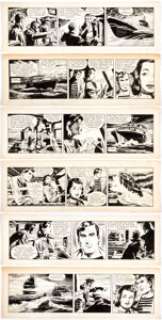 Al McWilliams Dateline: Danger! Daily Comic Strip Original Art Group of 6 (United Feature Syndicate, c. 1960s).... | Heritage