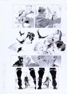 Matias Bergara Hellblazer #5 Story Page 20 Original Art (DC, 2020). Eisner nominated Uruguayan artist Matias -