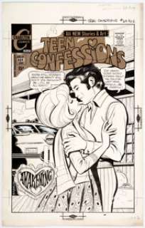 Art Cappello | Teen Confessions #69 Cover Original Art (Charlton, 1971). | Heritage