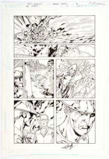 Ken Lashley and Walden Wong - Flash: The Fastest Man Alive #4 Page 4 Original Art (DC, 2006).