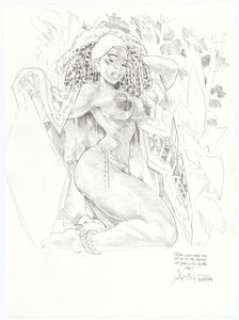 Tom Artis - Jungle Tails: A Gallery Girls Collection Vol 1 Illustration Original Art (SQP, 1997).