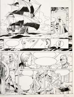 BOURGNE Marc  - Barbe Rouge  - Planche 18 de l’album L’ombre du démon édité par [...] | Vermot et Associés