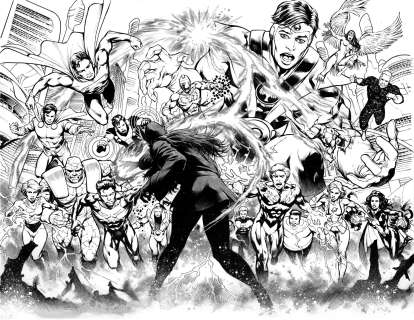 Marco Santucci - Justice Society of America #11 Page 02-03 Issue 11 Page 02-03