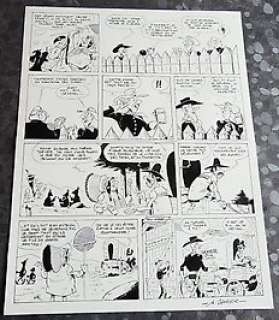 Janvier, Michel - Planche originale Ã  l‘encre de Chine  - Rantanplan