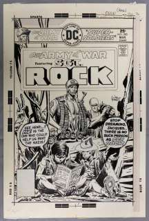 Joe Kubert Original Comic Cover Art. Our Army. | Weiss Auctions