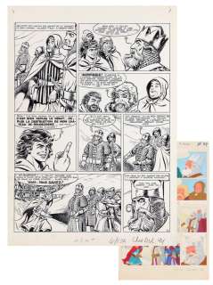 Craenhals | Chevalier Ardent, planche n°44 à l’encre de… | AZ auction