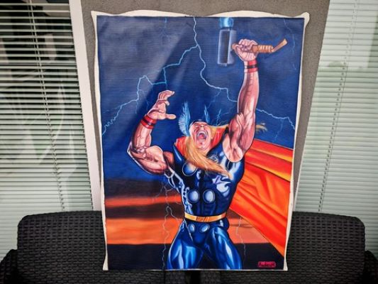 comic book artwork signed original oil painting | eBay US