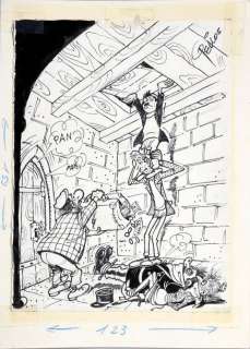 PIEDS NICKELÉS MAGAZINE, COUVERTURE Encre de Chine et feutre noir pour l’illustration... | Coutau Bégarie