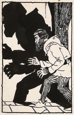 Hergé - Lot 523 - Illustration à l‘encre de Chine publiée dans le…