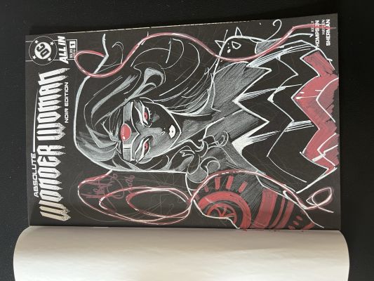 Mirka Andolfo – Absolute Wonder Woman Noir Edition Blank Cover