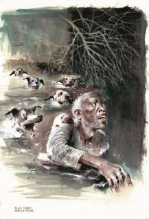 Follet Couverture originale Plus fort que la haine | BDEnchères