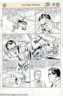 Al Plastino - Original Art for Action #322, page 7 (DC, 1965). A great Silver Age page by DC workhorse Al - | Heritage