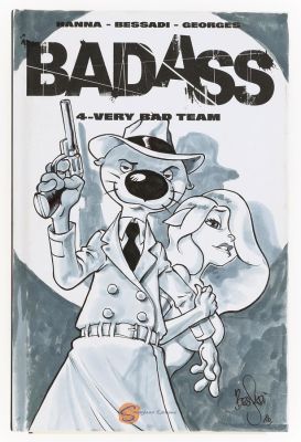 Bessadi | Lot 100 - Bad Ass, illustration aux feutres représentant… | AZ auction
