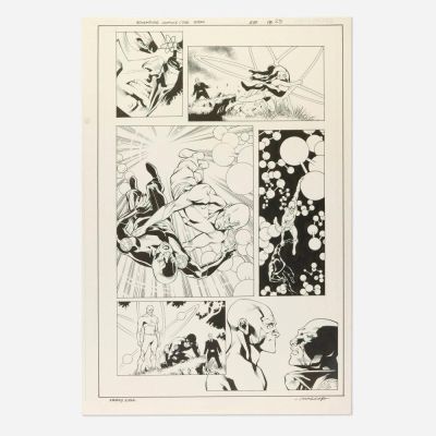 Mahmud A. Asrar and John Dell, Adventure Comics: The Atom #520 Story Page 25 Original Art (DC Comics, 2011) | Landry Pop Auctions