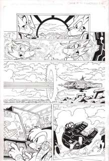 Steven Butler - Sonic the Hedgehog #91 P.6 - Millenium Falcon - 2001
