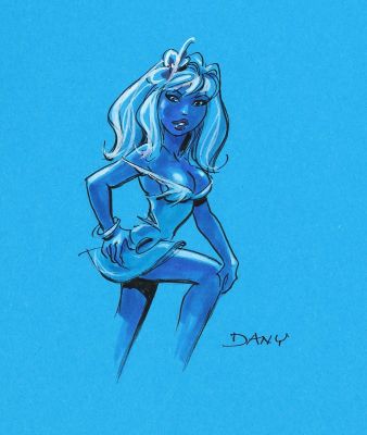 Dany | Lot 020 - Olivier Rameau, tirage de luxe "Dany dessine en… | AZ auction