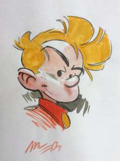 Munuera | Dessin original en couleur  - Type "Hors-Texte Spirou" | Catawiki