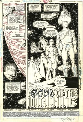 Al Gordon, Kevin Maguire | Justice League International Issue 10 Page 1 | Albert Moy