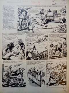 Kearon, Edward - Original page - Robot Archie - Bodyguard to the Menaced Rajan - (1958) | Catawiki