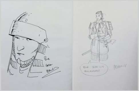 2 Dédicaces Adamov / Cothias Le Vent des Dieux T1 … | MDP Auction