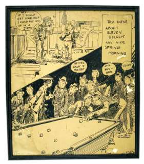 GAAR WILLIAMS PANEL CARTOON ORIGINAL ART. | Hake’s