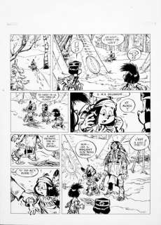 Derib, Claude de Ribeaupierre,... | YAKARI. Tome 8. YAKARI AU PAYS DES LOUPS. Planche... | Coutau Bégarie