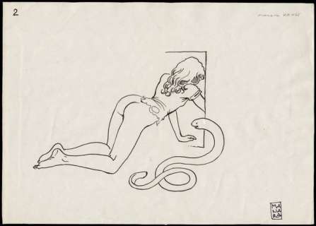 Manara, Milo | Dessin original (p.69)  - Kama Sutra  - (1997) | Catawiki